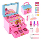 Tocadorparaniñamaquillajedejuguete Set Maquillaje Para Niñas