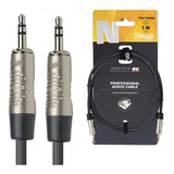 Cable Miniplug Estéreo De 1 Mt - Neutrik - Stagg Profesional