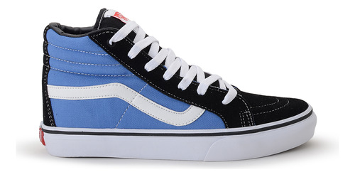 Tênis Vans Sk8-hi Navy Original Cano Alto Com Sidestripe