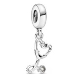 Charm Pandora Estetoscopio Plata Ale S925 