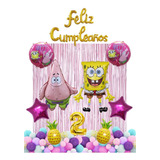 Globos Metalizados Bob Esponja Y Patricio De 43 Piezas