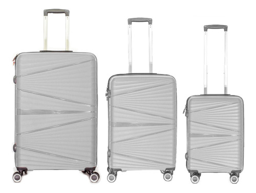 Valija Rígida Set X3 Mediana Carry On Grande 20´ 24´ 28´