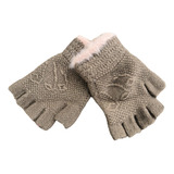 Guantes Térmicos Niñas Niños De Invierno Sin Dedos 