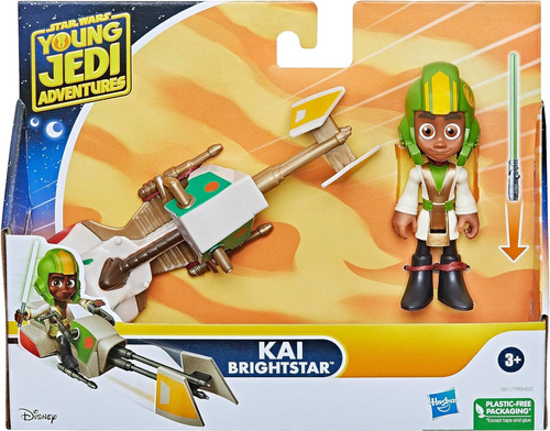 Kai Brightstar Speederbike Young Jedi Figura Star Wars