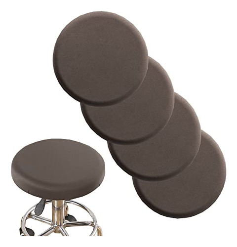 Anwuchen Stool Covers Round,4 Pieces Stretch Round Bar ...