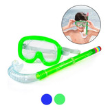 Kit Mergulhador Máscara Snorkel Praia Piscina Infantil Kids