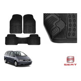 Kit Tapetes 3 Filas Seat Alhambra 2002 Rubber Black Original