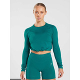 Sweat Seamless Long Sleeve Crop Top