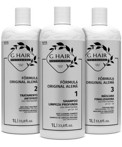 Ghair Escova Progressiva Alemã - 3x1 Litro