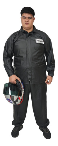 Conjunto Capa De Chuva Pioneira Pvc Bravo Gola Moto