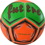Balón Futtre No. 5 12 Paneles Verde Con Anaranjado Neón