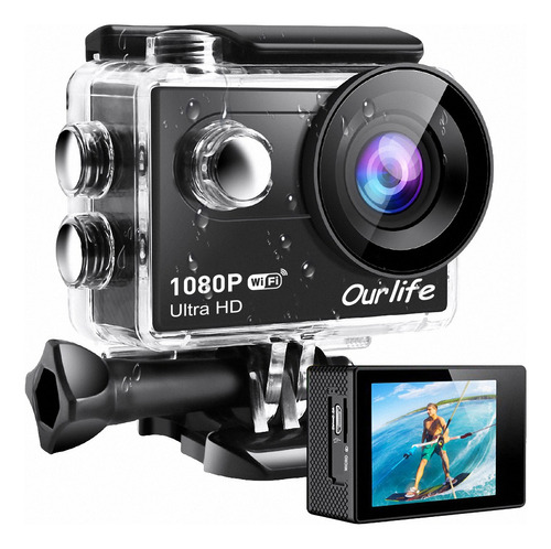 G208 Cámara Deportiva Sumergible Hd 1080p Wifi