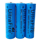 Combo X3 Bateria Litio 18650 Recargable 6800mah