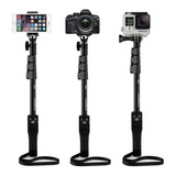 Monopod, Pole Para Gopro 8, 7, 6 Soporte Celular + Bluetooth