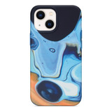 Capa Para iPhone 13 Mini Figura Com Magsafe Otterbox Azul