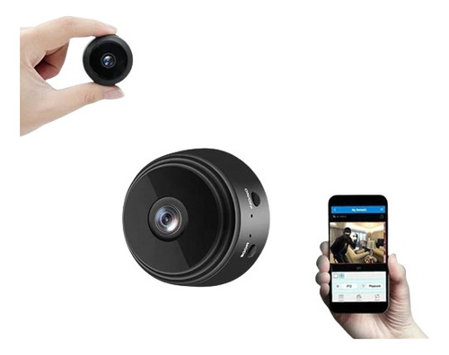 Mini Câmera Portátil Espiã Wi-fi Alta Qualidade