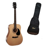 Guitarra Acústica Cort Ad810 Open Pore Funda