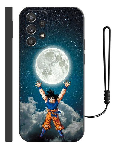 Funda Para Samsung Diseño De Dragon Ball Z Goku + Correas