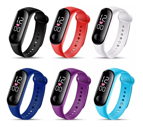 Reloj Deportivo Digital Smartwatch Hombres Mujeres Colores