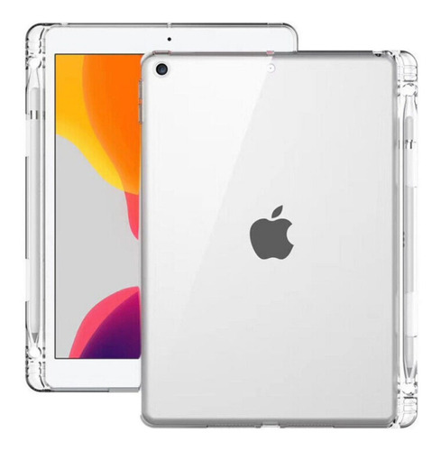 Case Transparente Para iPad 7 8 9 10.2 Pul Con Ranura Pencil