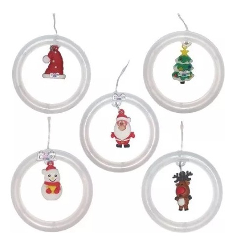 Guirnalda De Navidad Led Aros De Luz Decorativos 3mts Usb