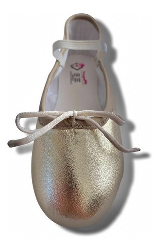 Zapatilla Zapato De Ballet Dorado / Plateado Miguelito 1020