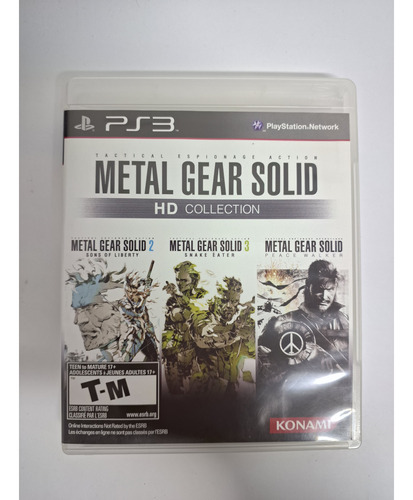 Metal Gear Solid Hd Collection Ps3 Físico Completo C/ Manual