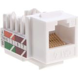 Cat6 Rj45 Keystone Jack Punchdown Red Blanco 5