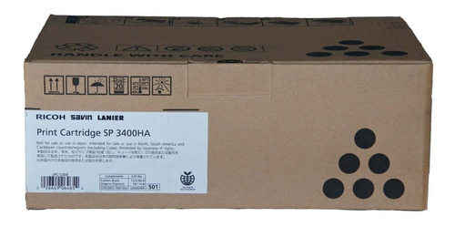 Toner Ricoh Original Para Sp 3400ha Color Negro