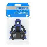 Placas De Ruta Shimano Sm-sh12 P/spd-sl Azul Original