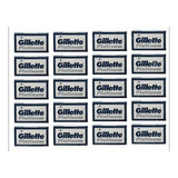 100 Navajas Doble Filo Gillette Platinum