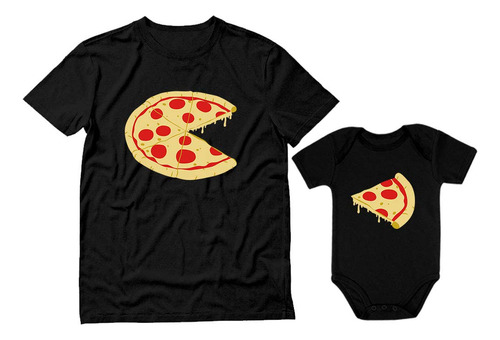 Tstars Pizza Pie & Slice Daddy And Me - Conjunto De Camisas