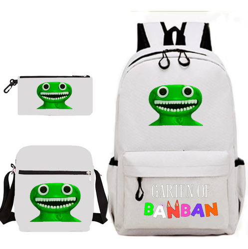 Mochila For Para Niños Y Niñas De Garten Of Banban 3 Piezas