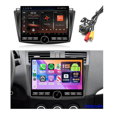 8 Core Estéreo Carplay 4+64g Para Mazda 3 2010-2013 Cámara
