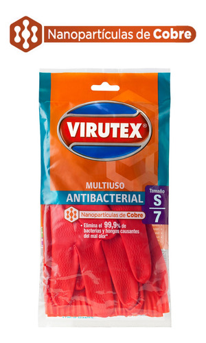 Guantes Antibac Con Nanopartículas De Cobre Talla S Virutex