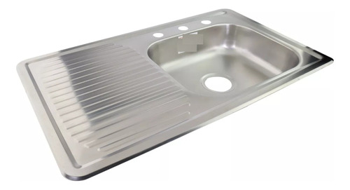 Tarja Para Fregadero Con Escurridor Izq En Acero Inox T1010