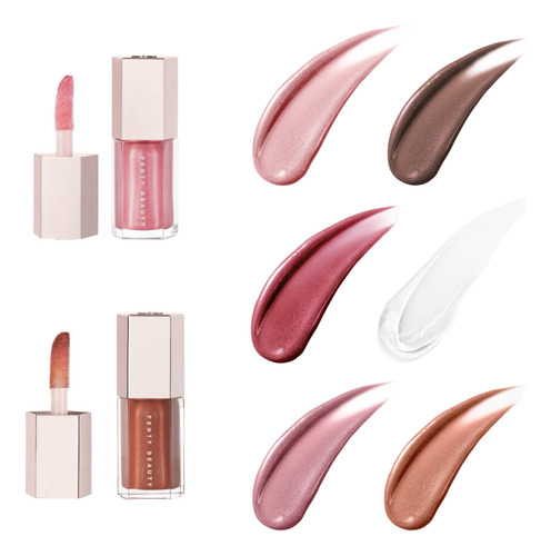 Set 2 Mini Gloss Bomb Lip Luminizer Fenty Beauty By Rihanna