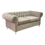 Sillon Sofa Chesterfield 2 Cuerpos Pana, Lino ¡¡ Premiun!!