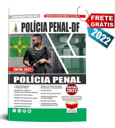   Apostila Atualizada Polícia Penal Distrito Federal 2022