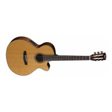 Guitarra Electroacústica Nylon Natural Cort Cec7-nat