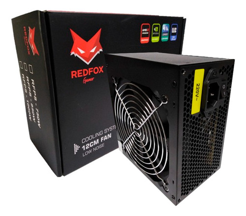 Fuente De Poder Redfox 1000 W Para Gabinetes Atx 