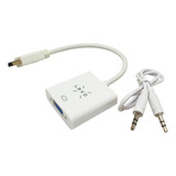 Cable Conversor Hdmi A Vga + Audio Calidad Garantizada