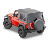 Toldo Suave  Para Jeep Jk 13-18 2p Con Polarizado