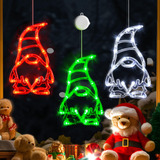 Lolstar Luces De Navidad, Paquete De 3 Luces De Ventana De G