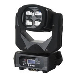 Cabezal Movil Led Dual 100w 4x25w Beam + Spider