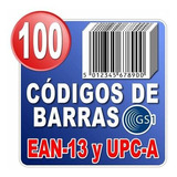 100 Códigos De Barras Ean Y Upc Universal Gs1 Garantizado