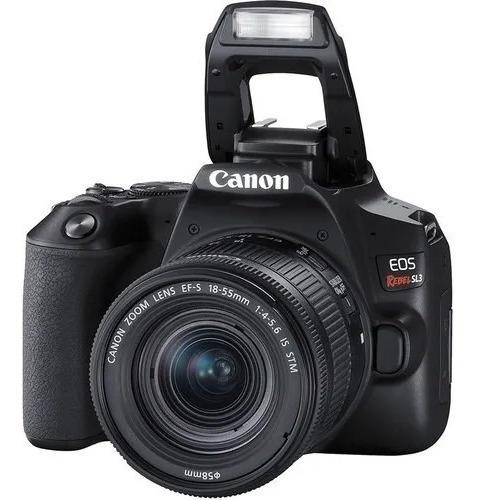 Câmera Canon Eos Sl3 Kit Com Lente 18-55mm Is Stm Nf