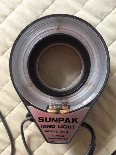 Flash Circular Sunpak Model 7r-a Ring Flash 
