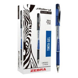 Boligrafo Zebra J-roller Le 8601-le Color Azul Gel Fino 12pz