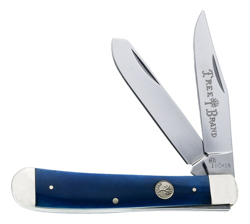 Navaja Boker 110828 Tree Brand Hueso Azul Afilado D2 Alemana